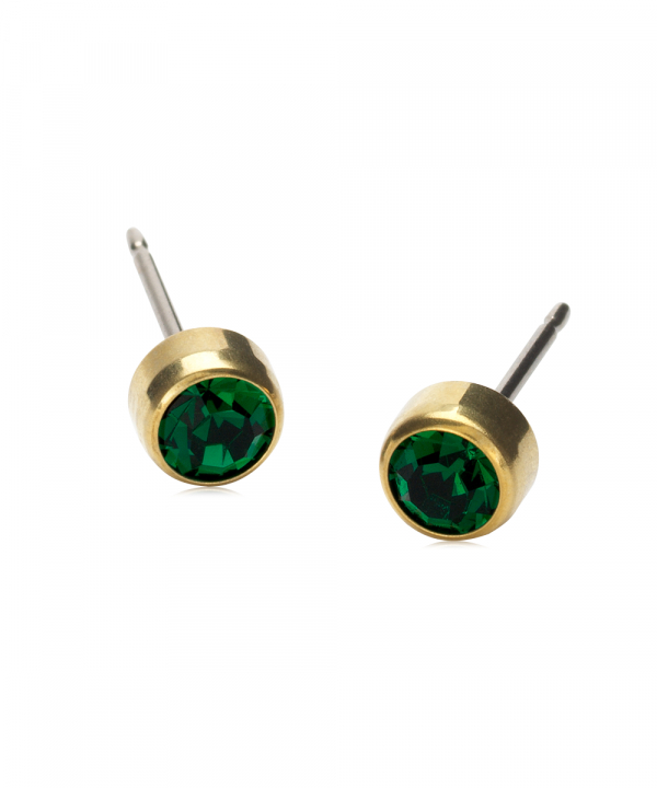 Product Image for BLOMDAHL Bezel 5 mm Emerald Golden Titanium