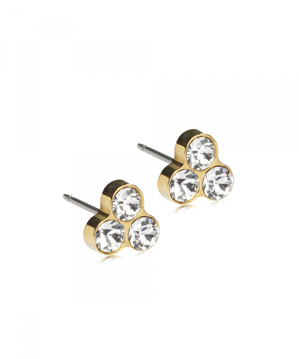 BLOMDAHL Clover 8 mm Cryal Golden Titanium