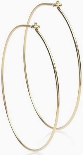 BLOMDAHL GT Ear Ring 35 mm Guld