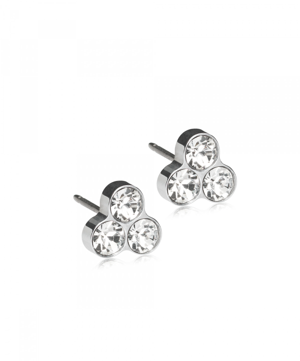 Product Image for BLOMDAHL Clover 8 mm Cryal Silver Titanium