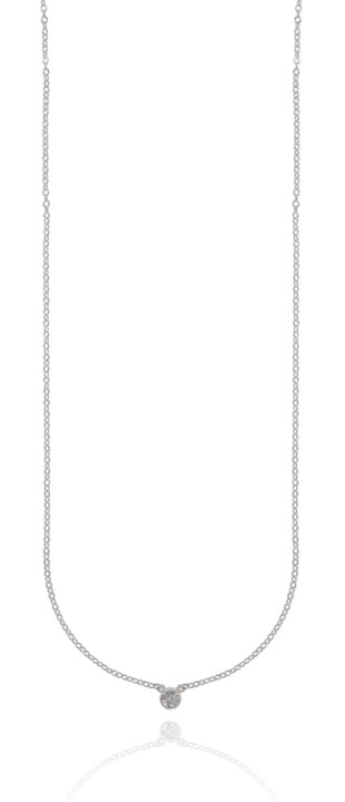 Cubic halsband Silver 55-60 cm i gruppen Halsband / Silverhalsband hos SCANDINAVIAN JEWELRY DESIGN (1526211012)