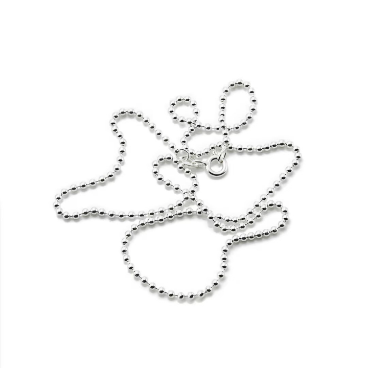 60 cm Bead Chain 2 mm  i gruppen Efva Attling Back Week / Efva Attling Black Week - 20% hos SCANDINAVIAN JEWELRY DESIGN (16-100-00783-0060)