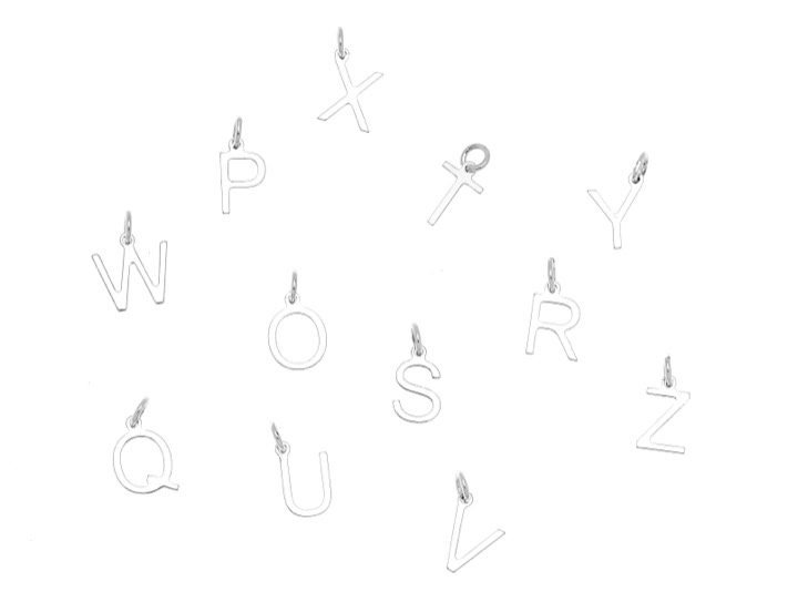 Letters S i gruppen Halsband / Silverhalsband hos SCANDINAVIAN JEWELRY DESIGN (1612111913)