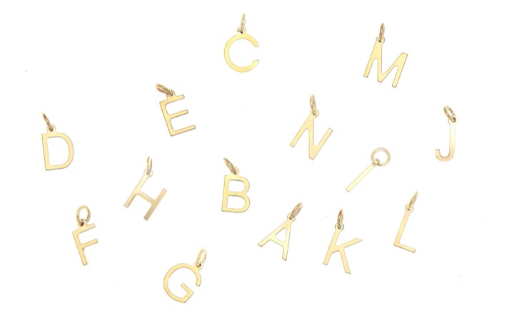 CU JEWELLERY Letters B guld