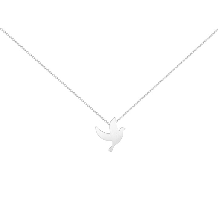 Peace neck silver 40-45 cm i gruppen Last Chance / Halsband hos SCANDINAVIAN JEWELRY DESIGN (1612171008)