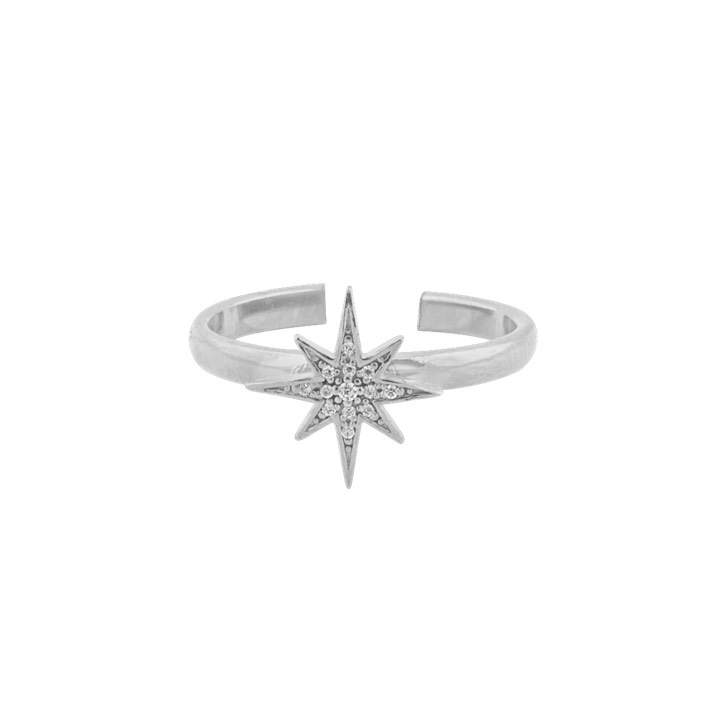 CU JEWELLERY One star ring Silver