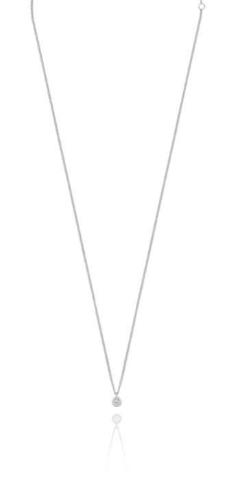 Brilliant halsband Silver 40-45 cm i gruppen Halsband / Silverhalsband hos SCANDINAVIAN JEWELRY DESIGN (1712111004)
