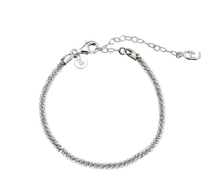 CU JEWELLERY Roof big plain braclet Silver