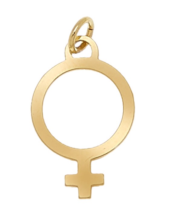 CU JEWELLERY Letters Venus Big Guld