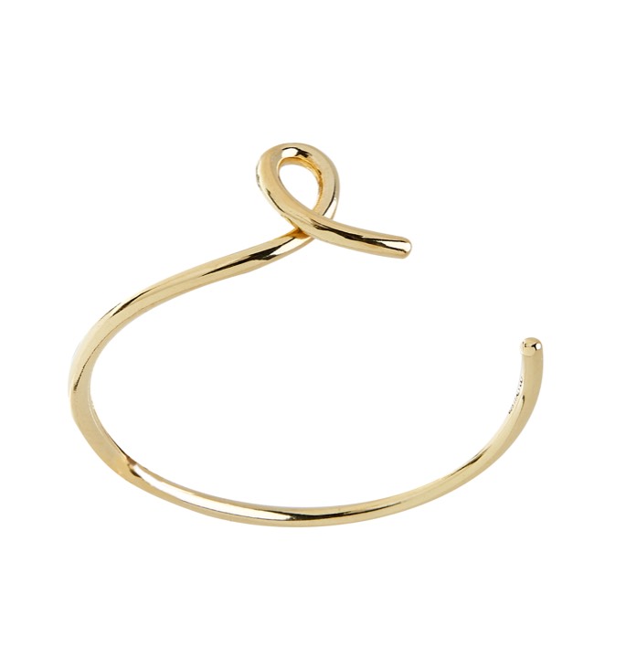 Loop bangle brace armband guld i gruppen Armband / Armringar hos SCANDINAVIAN JEWELRY DESIGN (1821320003)