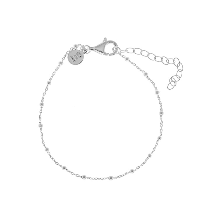 CU JEWELLERY Two beaded brace armband – Silver