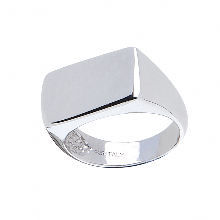 CU JEWELLERY Bear Ring Polished Silver 19