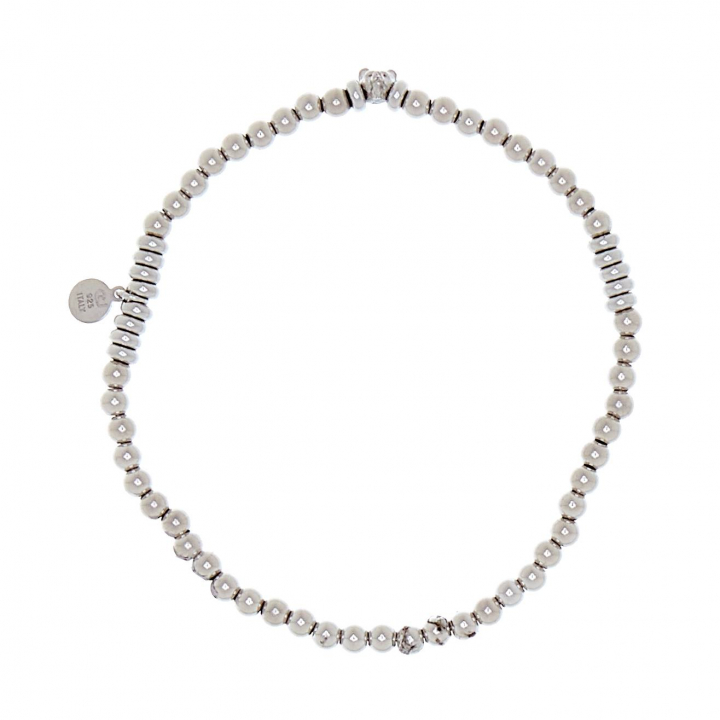Product Image for CU JEWELLERY Bear elastic brace armband Silver 21 cm