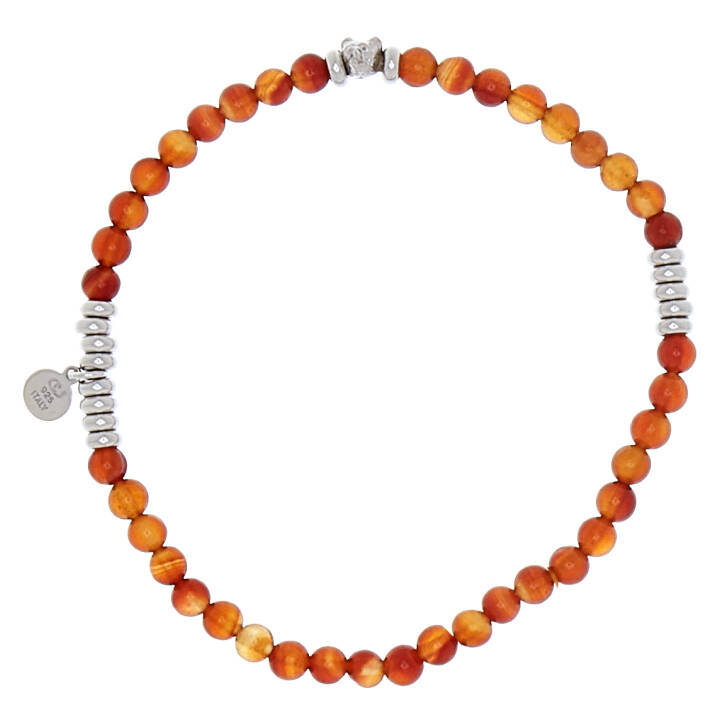 Product Image for CU JEWELLERY Bear elastic brace armband orange Silver cm