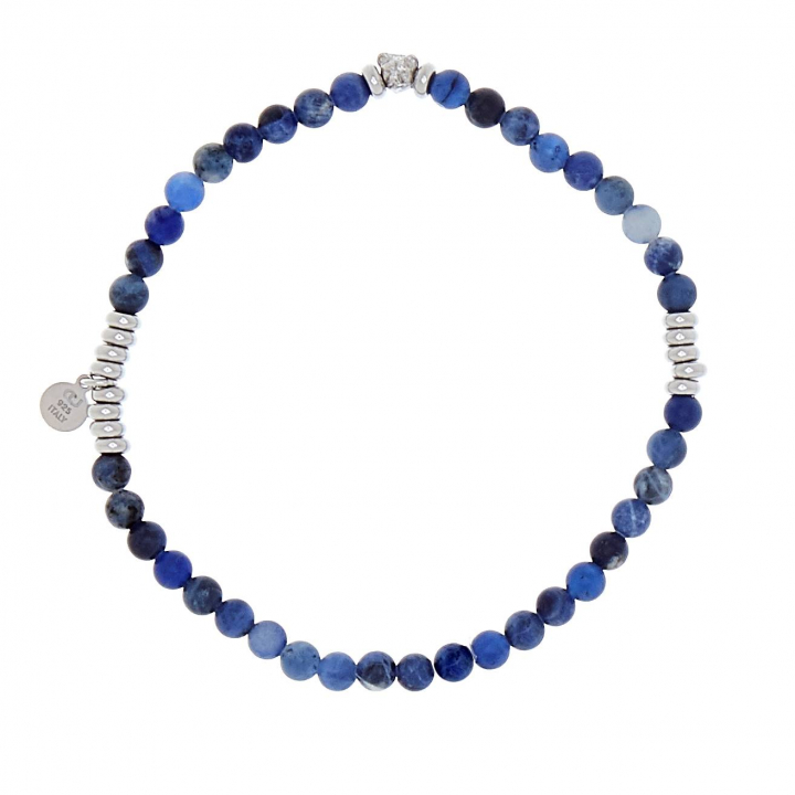 Product Image for CU JEWELLERY Bear elastic brace armband blue Silver 21 cm