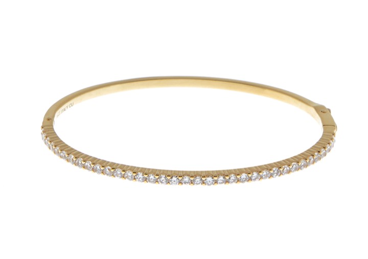 CU JEWELLERY Two bangle brace armband – guld