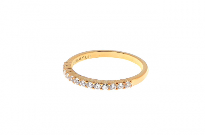 CU JEWELLERY Two stone ring guld 16,5