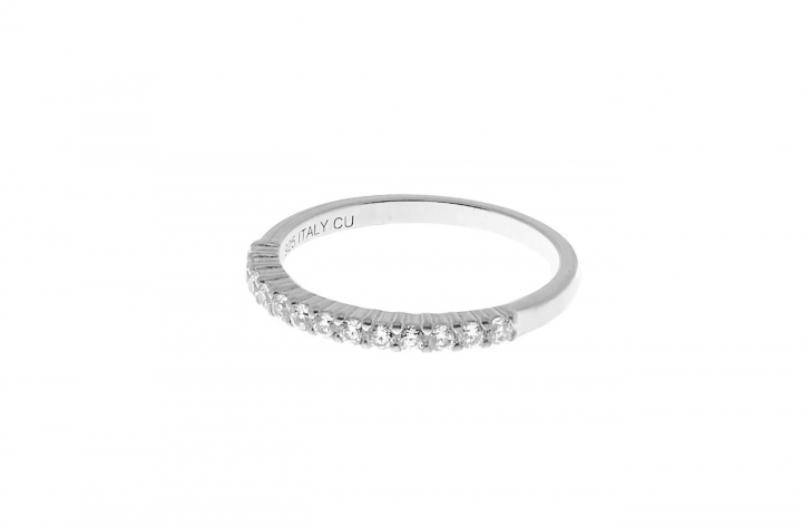 CU JEWELLERY Two stone ring Silver 16,5