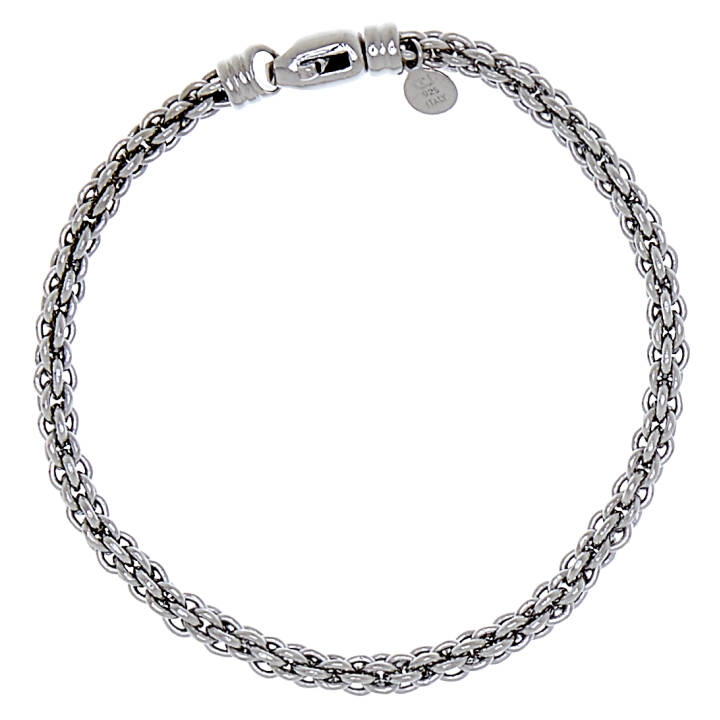 CU JEWELLERY Bear basket brace armband Silver 19 cm