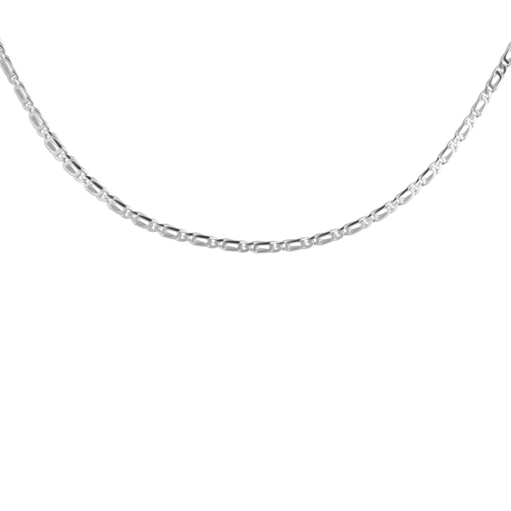 CU JEWELLERY Victory plain halsband Silver 40-45 cm