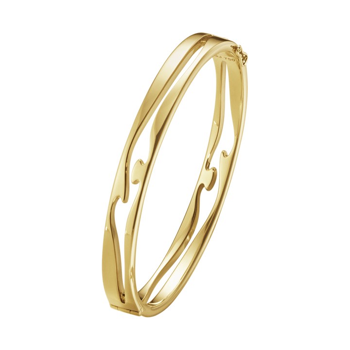 Georg Jensen FUSION OPEN BANGLE guld S