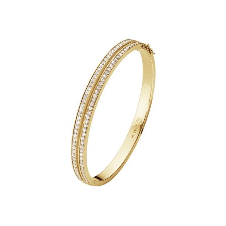 Georg Jensen HALO BANGLE guld DIAMOND PAVE 1.72 CT S