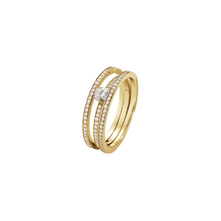 HALO SOLITAIRE Ring FULL PAVE 0.77 ct Guld i gruppen Ringar / Förlovning & vigselringar hos SCANDINAVIAN JEWELRY DESIGN (20000116)