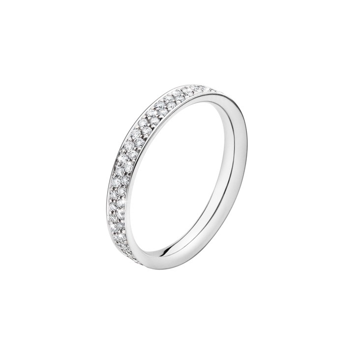 MAGIC RING vitguld DIAMOND PAVE 0.44 CT 44