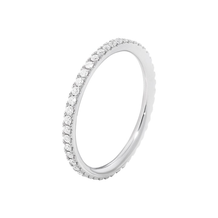 AURORA Ring Diamant 0.22 ct Vitguld i gruppen Ringar / Förlovning & vigselringar hos SCANDINAVIAN JEWELRY DESIGN (20000440)