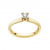 MAGIC SOLITAIRE Ring  Diamant 0.20 ct Guld i gruppen Ringar / Förlovning & vigselringar hos SCANDINAVIAN JEWELRY DESIGN (20000456)