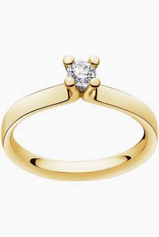 MAGIC SOLITAIRE RING 1513C YG DIAMOND 0.20CT 50