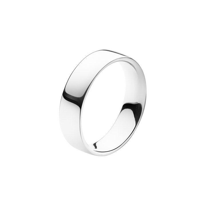 MAGIC Ring 5,7 mm Vitguld i gruppen Ringar / Vitguldsringar hos SCANDINAVIAN JEWELRY DESIGN (20000466)