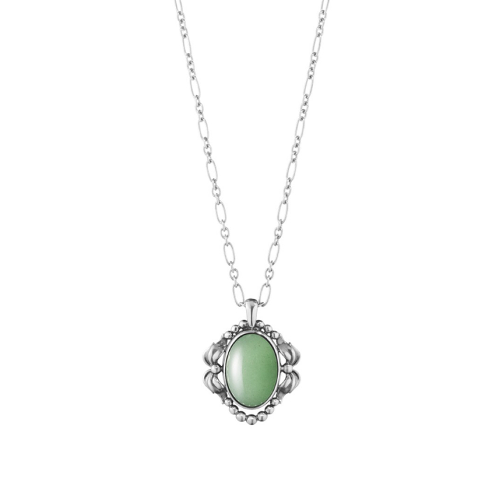 2022 HERITAGE Hängsmycke Silver LIGHT GREEN AVENTURINE