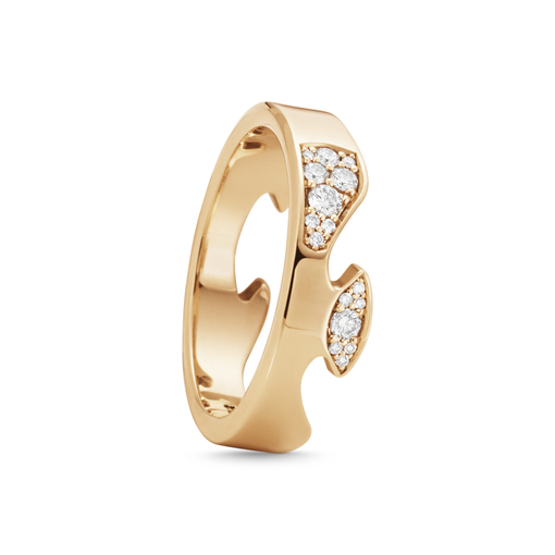 FUSION END Ring Diamant (Roséguld) i gruppen Ringar / Diamantringar hos SCANDINAVIAN JEWELRY DESIGN (20001065)