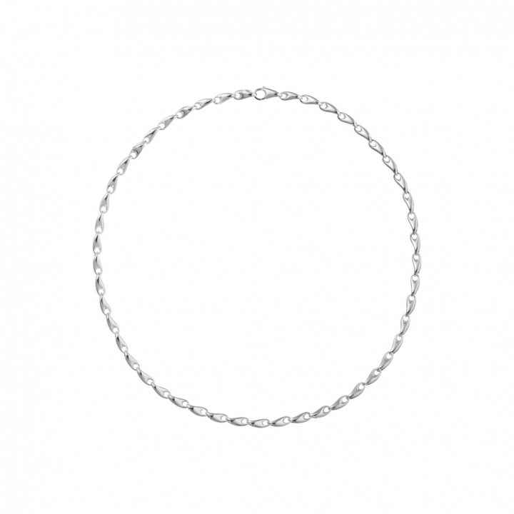 REFLECT LINK Halsband (Silver) 45 cm i gruppen Armband / Silverarmband hos SCANDINAVIAN JEWELRY DESIGN (20001093)