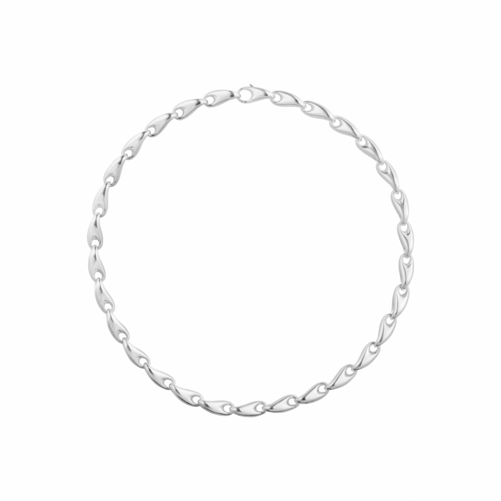 Georg Jensen REFLECT MEDIUM Halsband Silver M