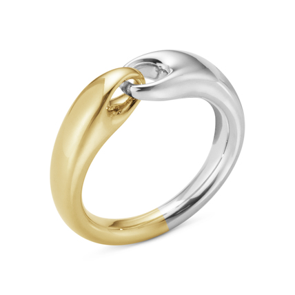 Georg Jensen REFLECT SMALL Ring Silver Guld 56