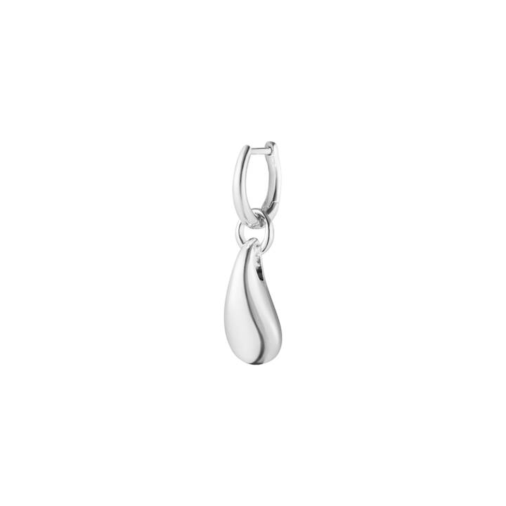 Georg Jensen REFLECT SINGLE DROP Örhänge SILVER LEFT