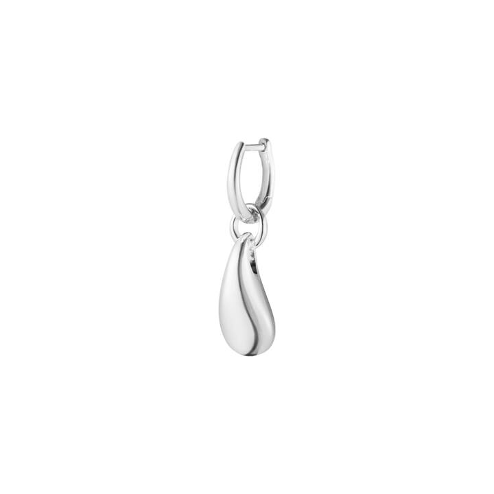 REFLECT SINGLE DROP Örhänge SILVER LEFT i gruppen Örhängen hos SCANDINAVIAN JEWELRY DESIGN (20001301)