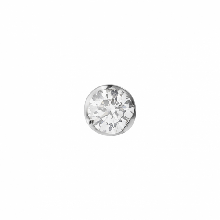 GJ SIGNATURE SOLITAIRE EARSTUD White Gold DIAMOND 0.20 CT (1st)