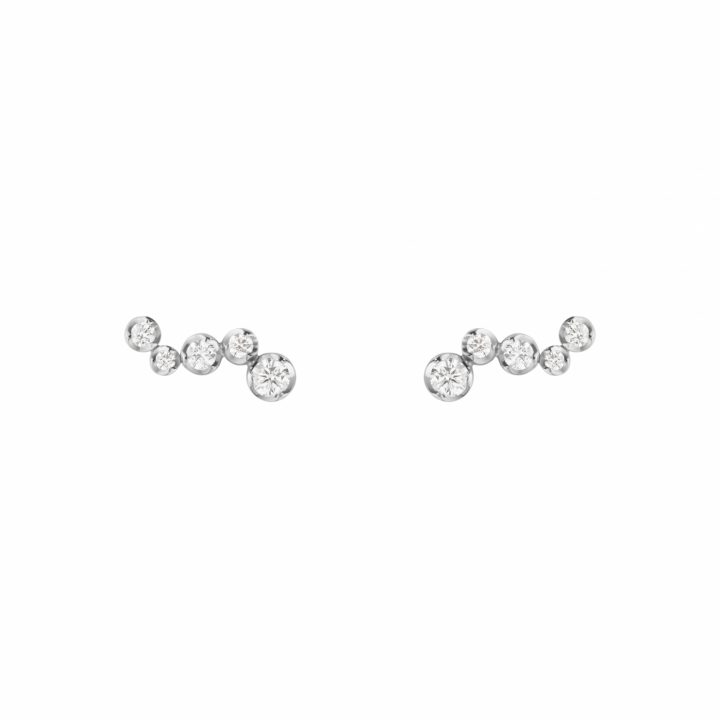 GJ SIGNATURE EARSTUD White Gold DIAMOND 0.18CT