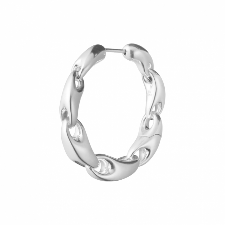 Georg Jensen REFLECT L CHAIN HOOP Silver Left