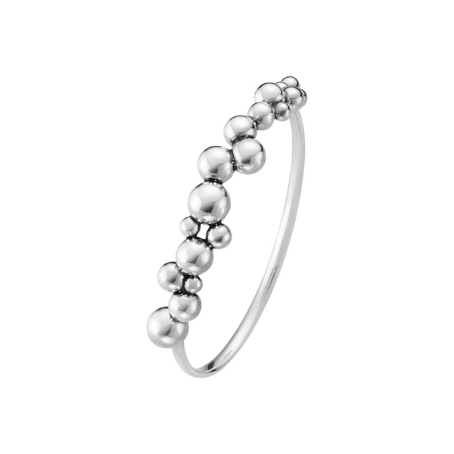 MOONLIGHT GRAPES Bangle Armring Silver L