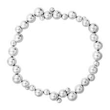 Georg Jensen MOONLIGHT GRAPES Halsband Silver