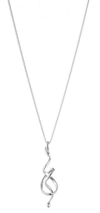 FORGET-ME-KNOT, Torun Halsband Silver i gruppen Halsband / Silverhalsband hos SCANDINAVIAN JEWELRY DESIGN (20001679)