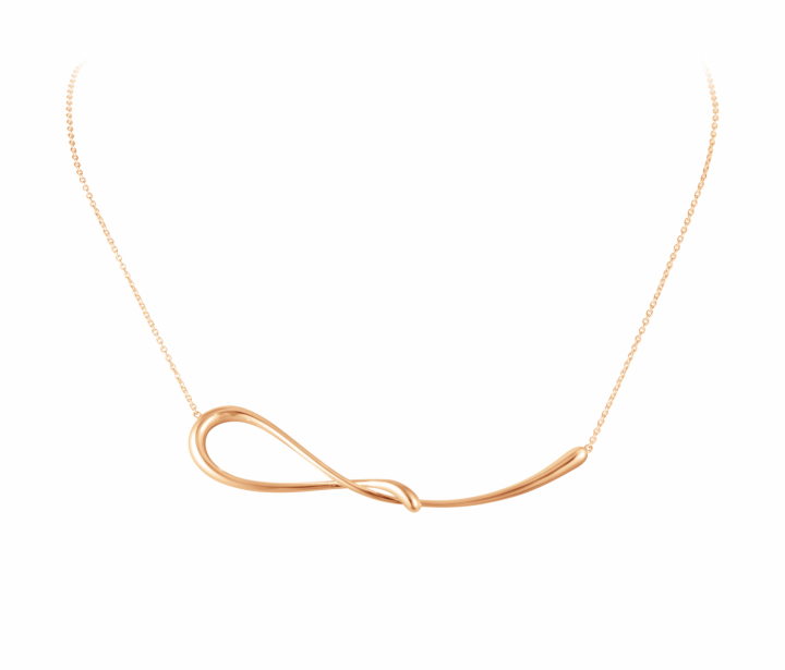 MERCY Halsband Rosé Guld i gruppen Halsband / Guldhalsband hos SCANDINAVIAN JEWELRY DESIGN (20001757)