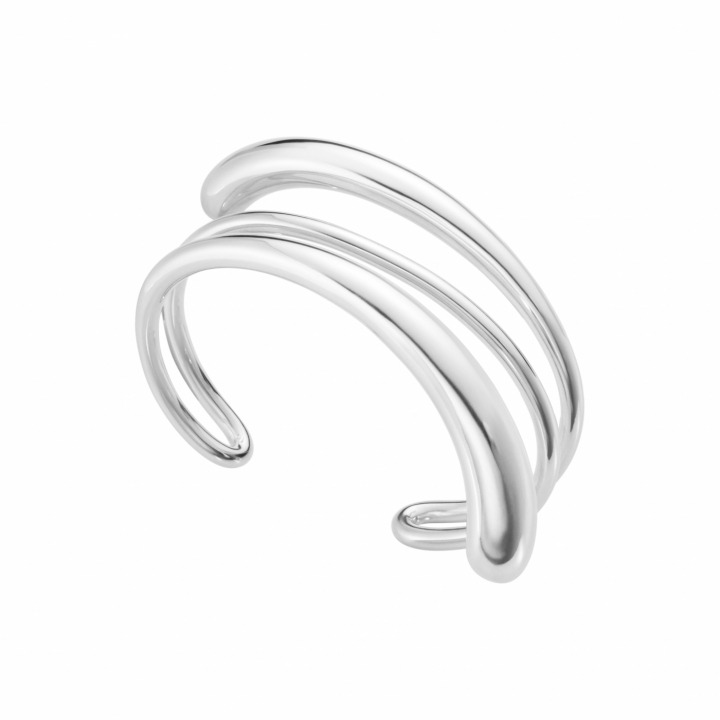MERCY BIG TWIST Armring Silver i gruppen Armband / Stela armband hos SCANDINAVIAN JEWELRY DESIGN (20001838)