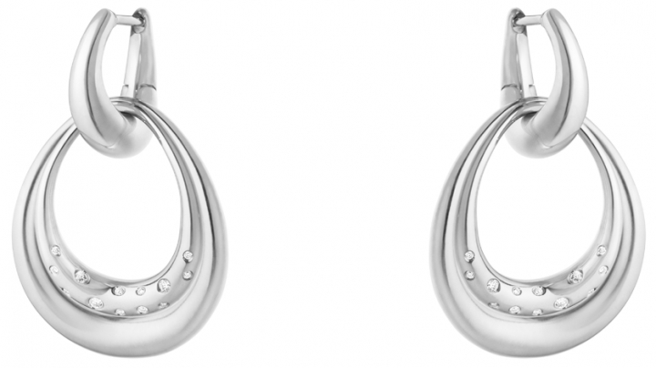 Offspring örhängen, mellan 0,08ct Silver i gruppen Örhängen hos SCANDINAVIAN JEWELRY DESIGN (20001958)