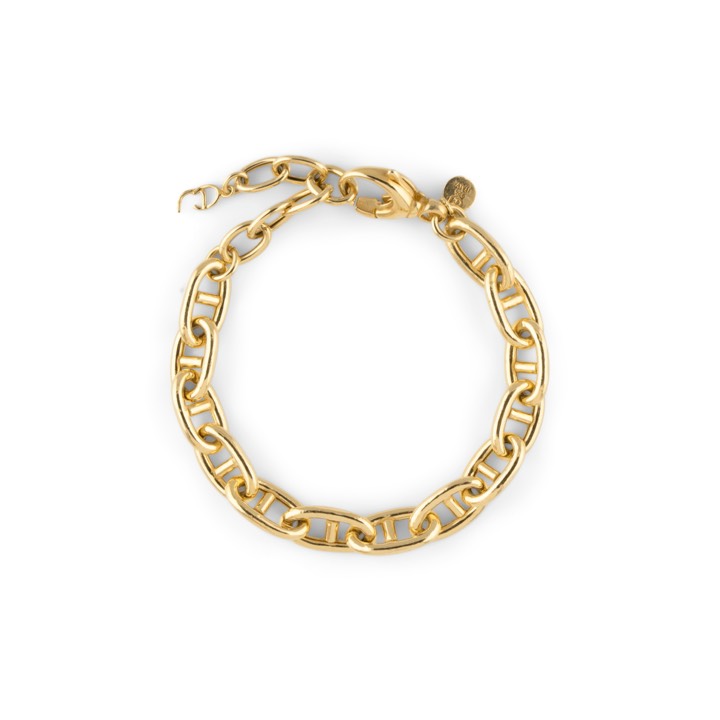 Victory chain brace armband guld i gruppen Armband / Guldarmband hos SCANDINAVIAN JEWELRY DESIGN (2011320002)