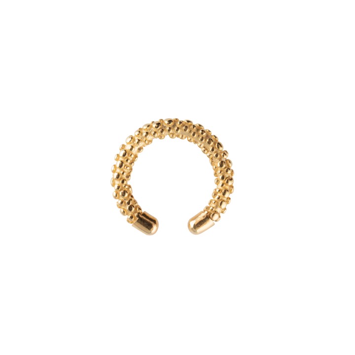 CU JEWELLERY Victory bubble cuff örhänge Guld